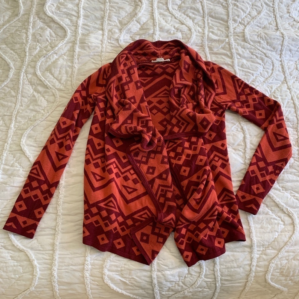 Staring At Stars Array Aztec Pattern Open Cardigan - image 2